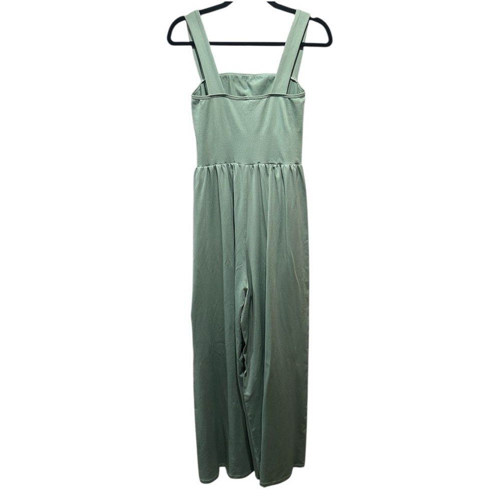 OQQ Mint Green Wide Leg Jumpsuit NWOT Size L - Picture 5 of 7